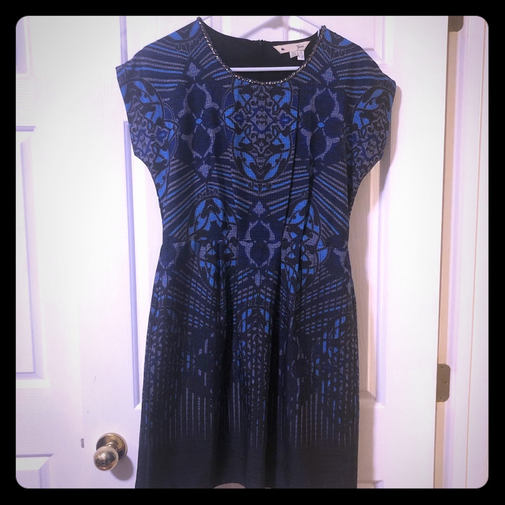 Yumi Blue Print Dress